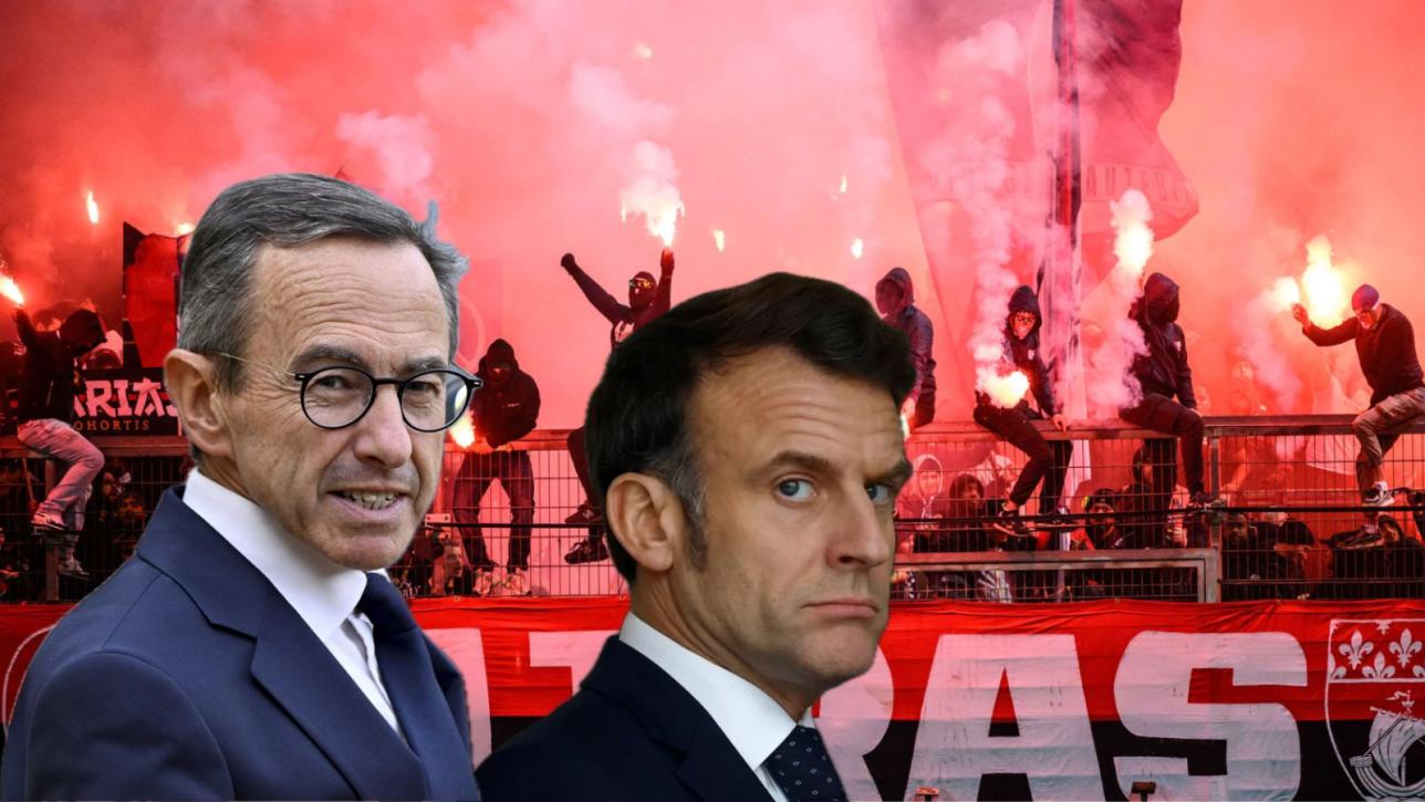 Emmanuel Macron Bruno Retailleau kontra kibole