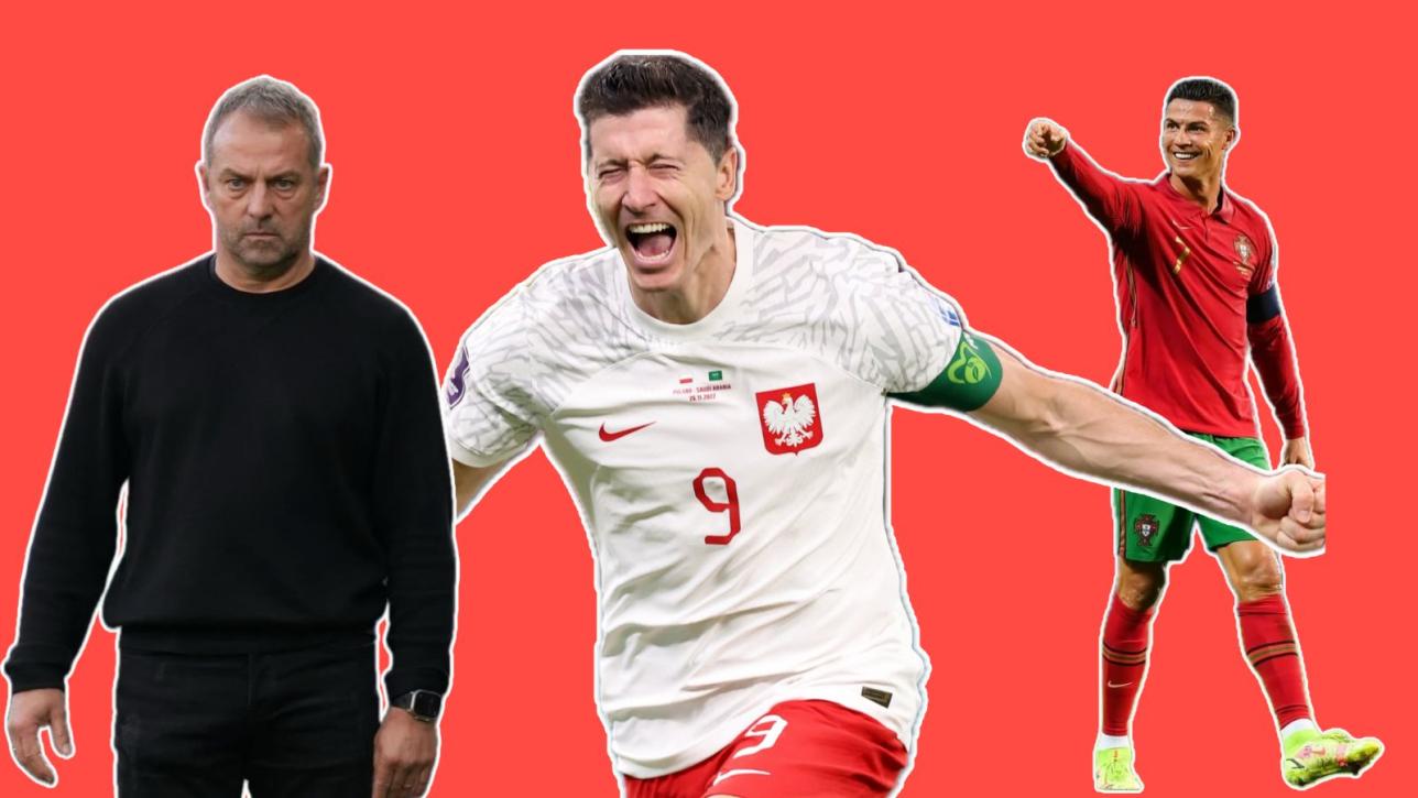 Hansi Flick Robert Lewandowski Cristiano Ronaldo