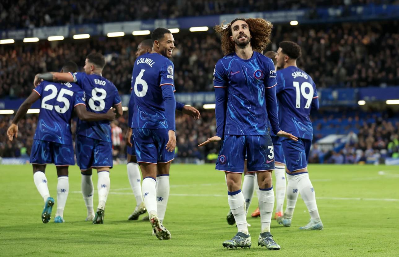 Cucurella celebracja Chelsea